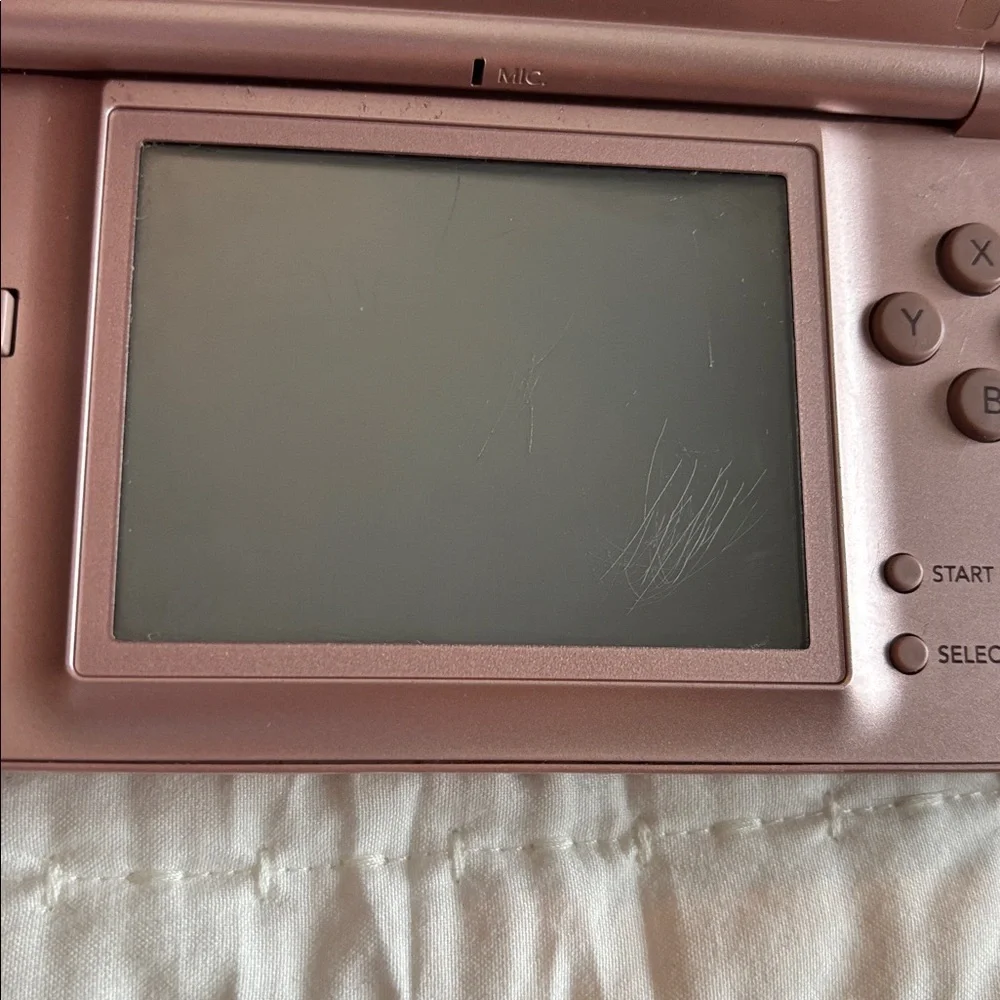 Nintendo DS Lite - Rose Gold RSA Secured game player and charger